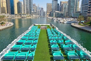 Dubai: NYE MegaYacht Lotus Royale vuurwerk & dinercruise