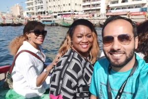 Stare Miasto w Dubaju, zatoczka, łódź Abra, piesza wycieczka z przewodnikiem po sukach