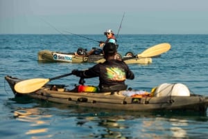 Dubai: tour privato di pesca in kayak di Palm Jumeirah