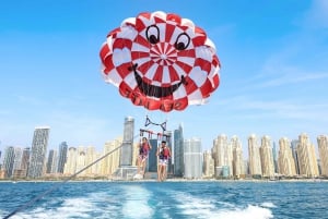 Dubaj: Parasailing z widokiem na Palm View i JBR View