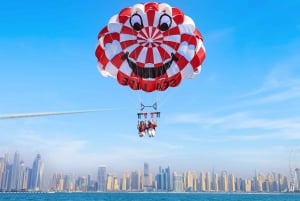 Dubaj: Parasailing z widokiem na Palm View i JBR View