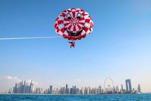 Dubai: Palm View ja JBR View Parasailing Experience (Laskuvarjohyppy)