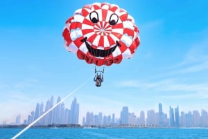 Dubai: Palm View ja JBR View Parasailing Experience (Laskuvarjohyppy)