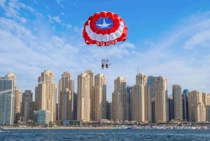 Dubai: Experiencia de Parasailing con vistas a la Palmera y a JBR