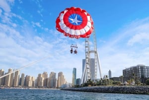 Dubai: Experiencia de Parasailing con vistas a la Palmera y a JBR