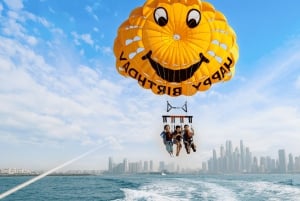 Dubai: Experiencia de Parasailing con vistas a la Palmera y a JBR