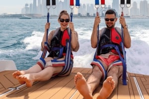 Dubai: Experiencia de Parasailing con vistas a la Palmera y a JBR