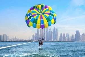 Dubaj: Parasailing z widokiem na Palm View i JBR View