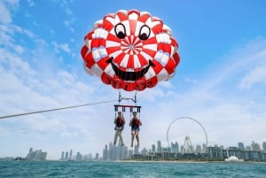 Dubaj: Parasailing z widokiem na Palm View i JBR View