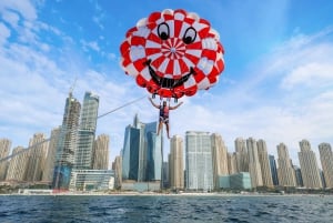 Dubaj: Parasailing z widokiem na Palm View i JBR View