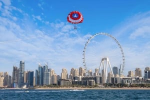 Dubaj: Parasailing z widokiem na Palm View i JBR View