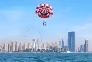 Dubaj: Parasailing z widokiem na Palm View i JBR View