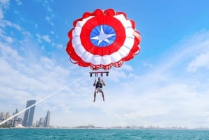 Dubaj: Parasailing z widokiem na Palm View i JBR View