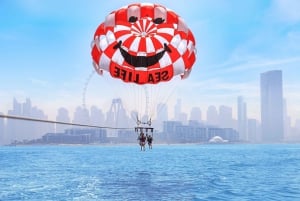 Dubaj: Parasailing z widokiem na Palm View i JBR View