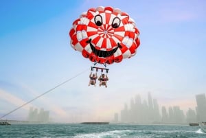 Dubaj: Parasailing z widokiem na Palm View i JBR View