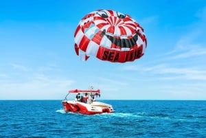 Dubaj: Parasailing z widokiem na Palm View i JBR View