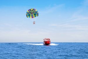 Dubai: JBR Beach and Palm View Parasailing Experience
