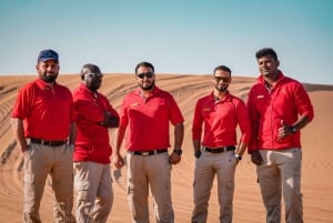 Dubai: premium Sahara-kampsafari, kamelenrit en sandboarden