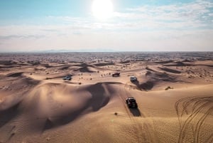 Dubai: premium Sahara-kampsafari, kamelenrit en sandboarden