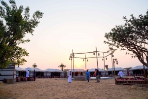 Dubai: Premium Red Dunes Safari, Camels & Al Khayma Live BBQ