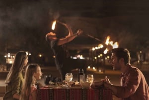 Dubaj: Premium Sahara Camp Safari, jazda na wielbłądzie i sandboarding