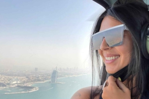 Dubaï : Visite privée de 12 minutes en hélicoptère + prise en charge gratuite à l'hôtel