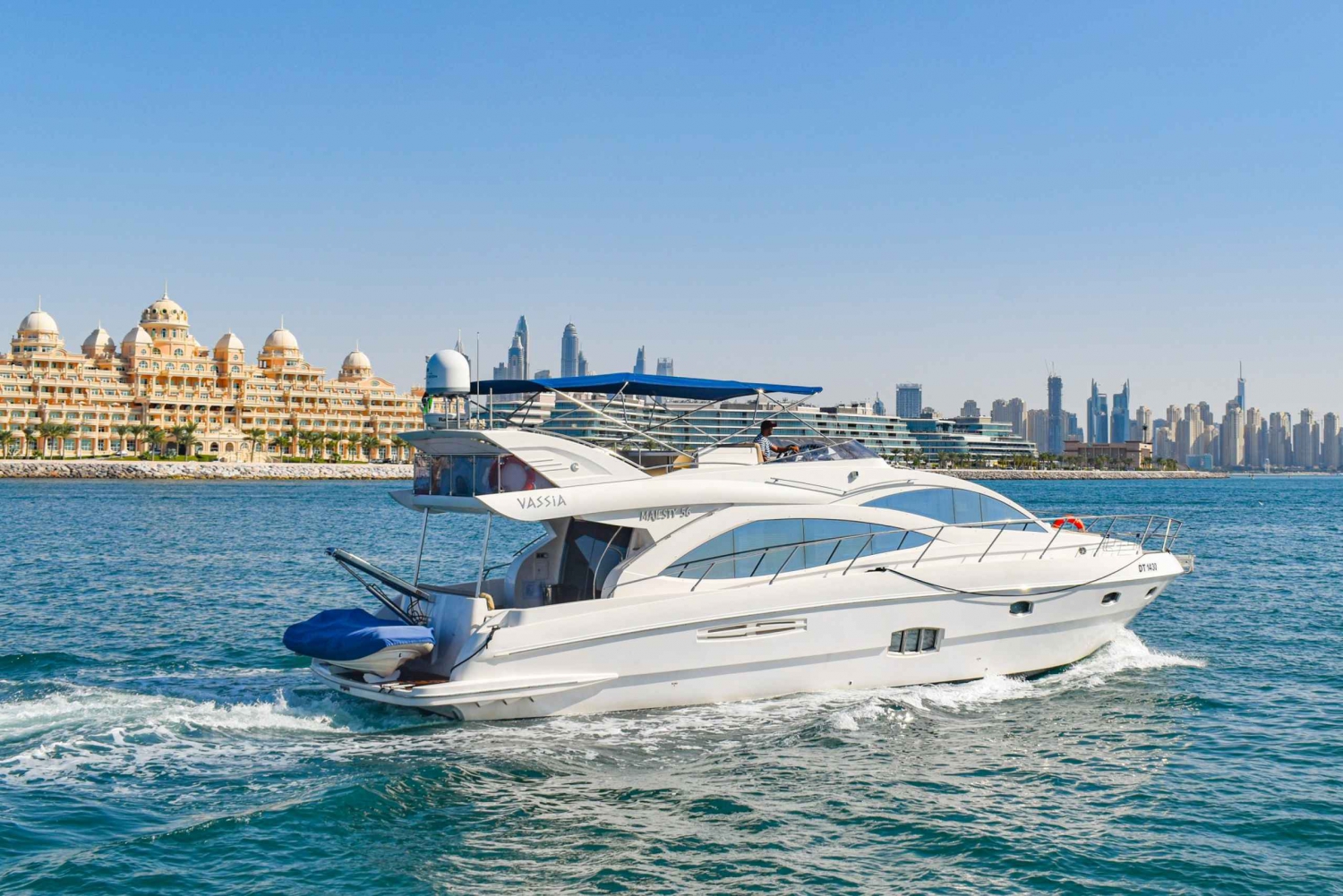 Dubai: Privat 56-fods luksusyacht-krydstogt