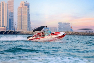 Dubai: Private Boat Tour - JBR/Burj Al Arab/Atlantis options