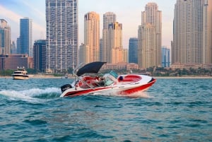 Dubaï : Tour en bateau privé - options JBR/Burj Al Arab/Atlantis
