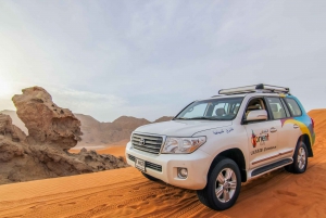 Dubai: Privat dagstur i ørkenen og besøg ved Wadi Shawka-poolen