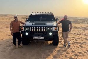 Dubai: Evening Hummer luxurious Desert Tour with photoshoot.