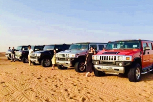 Dubai: Private Hummer Desert Safari Tour with BBQ Dinner