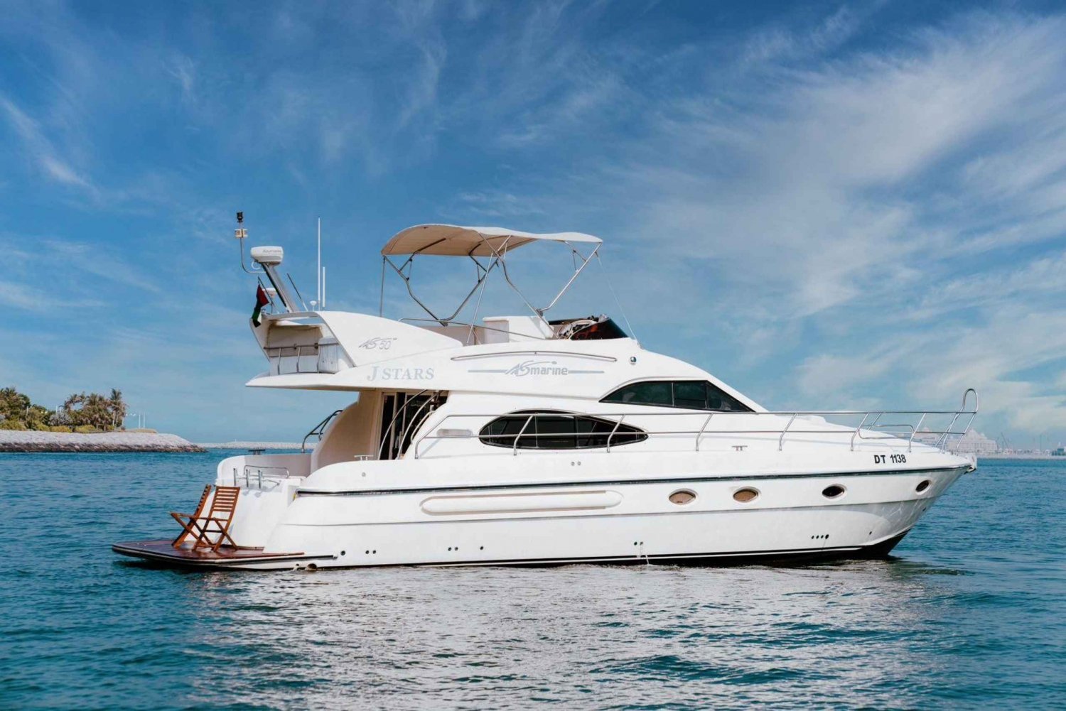 Dubai: Private Luxus-Yacht-Tour auf einer 50-Fuß-Yacht