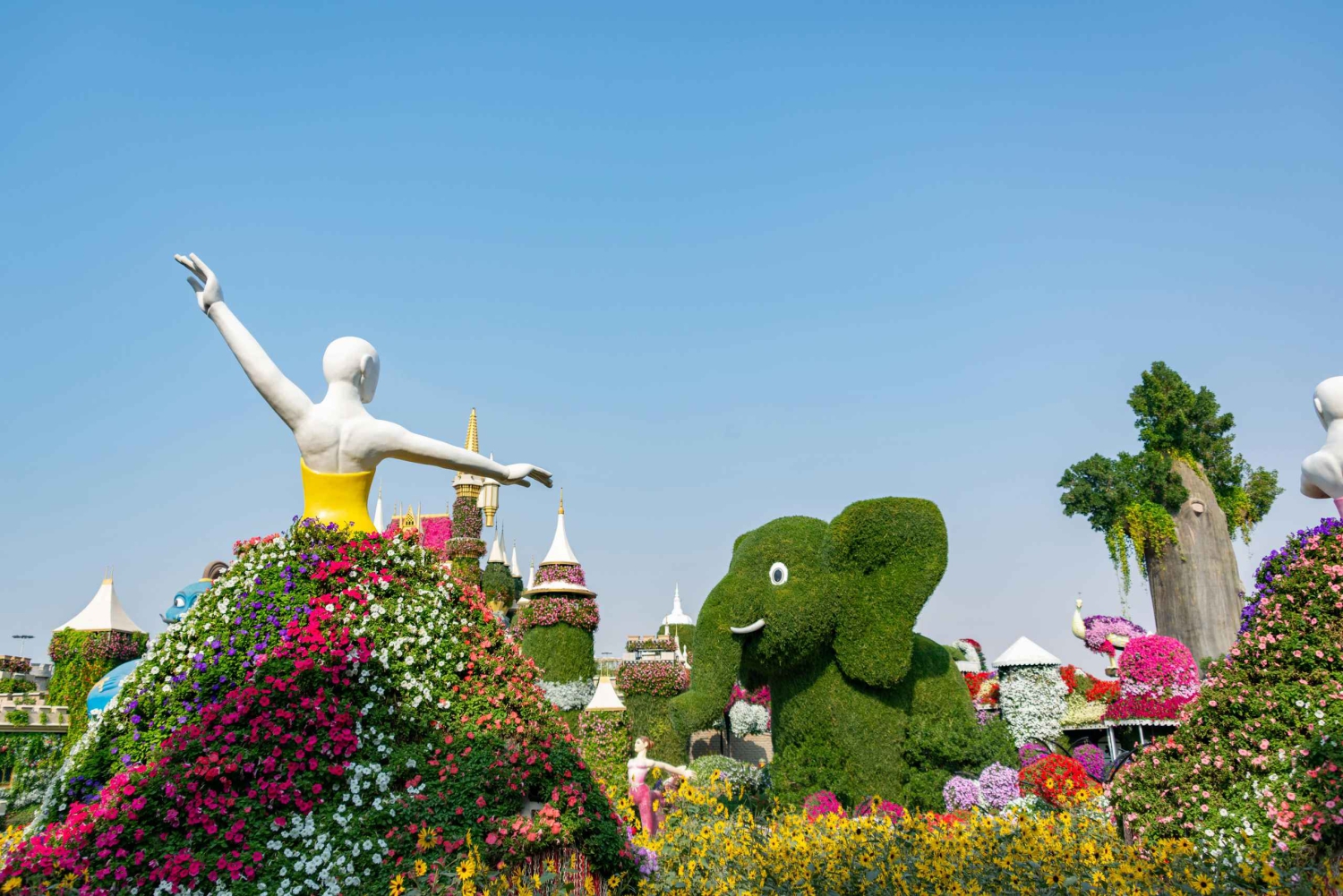 Dubai: Viaggio privato al Giardino dei Miracoli e al Villaggio Globale