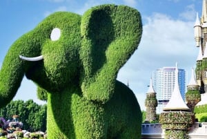 Dubai: Viaggio privato al Giardino dei Miracoli e al Villaggio Globale