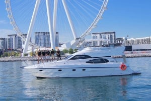 Dubai: 2 timers privat yachtcruise + brus og (grilling valgfritt)