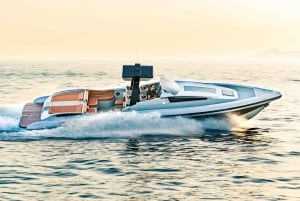 Dubai: Tour privato in yacht con bagno a Palm Jumeirah