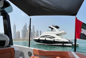 Dubai: Privat båttur med svømmetur på Palm Jumeirah