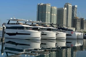 Dubai Private Yacht Tour with Swimming Drinks and BBQ Option