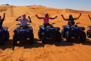 Dubai: Safari en quad, camellos y campamento con cena barbacoa