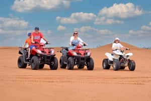 Dubai: Red Dunes Evening Quad Bike, Dune Blast with BBQ