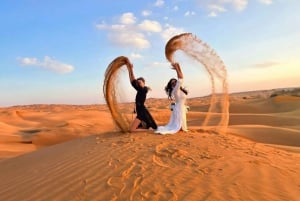 Dubai: Red Dunes Evening Quad Bike, Dune Blast with BBQ