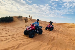 Dubai: Red Dunes Ilta Quad Bike, Dune Blast with BBQ (Dyyni räjähdys BBQ)