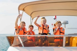 Dubai: Yachtfahrt mit Rutschen, Barbecue-Mittagessen und Getränken