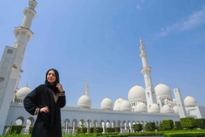 Dubaï : Grande Mosquée Sheikh Zayed avec photographe