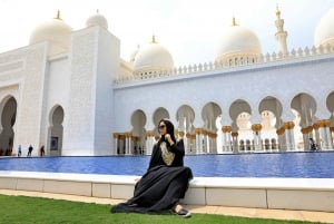 Dubaï : Grande Mosquée Sheikh Zayed avec photographe