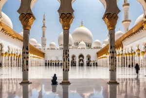 Dubai: Mesquita Sheikh Zayed e passeio turístico em Abu Dhabi