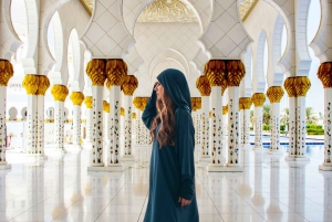 Dubai: Sheikh Zayed-moskeen & Qasr Al Watan-tur med afhentning