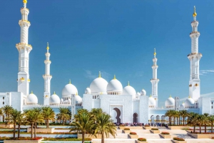 Dubai: Sheikh Zayed-moskén & Qasr Al Watan-tur med upphämtning