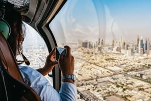Dubaj: lot helikopterem z hotelu Atlantis, The Palm